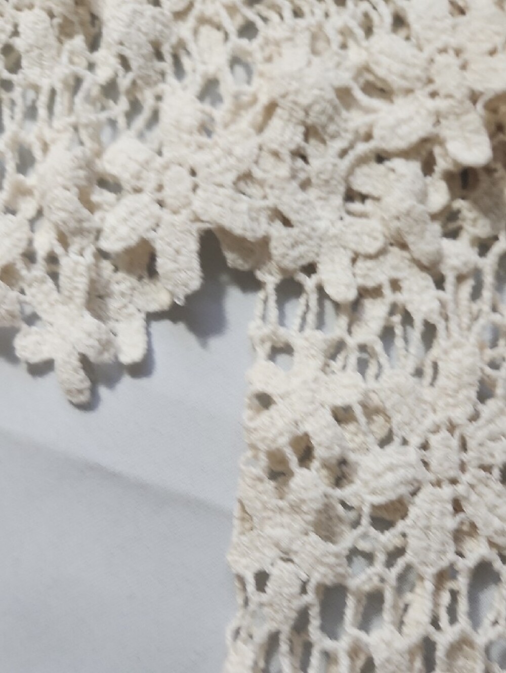 Rue21 Crochet Open-Front Cardigan - Cream - Picture 3 of 9